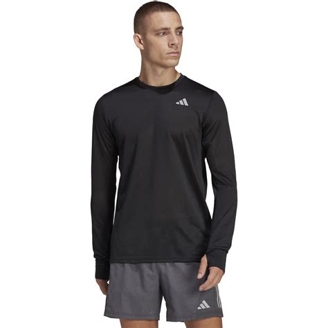 adidas langarmshirt herren schwarz|Schwarze Langarmshirts für Herren von adidas .